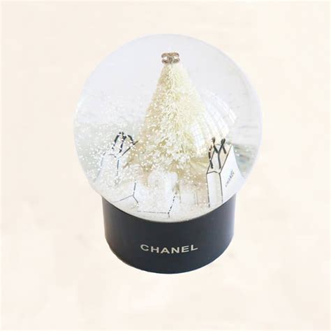 how to get a chanel snow globe|chanel christmas snow globe.